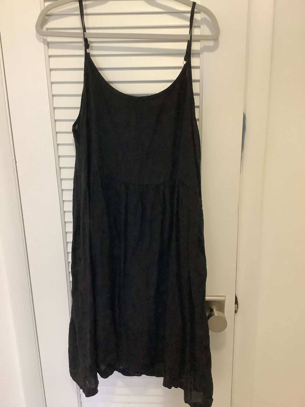CP Shades Black linen sundress